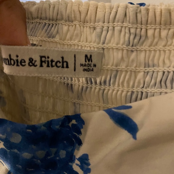 Abercrombie & Fitch Floral Emerson Poplin Puff Sleeve Mini Dress - Picture 4 of 4